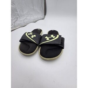 Under Armour Shoes Youth Size 3Y Slide Sandals Adjustable Strap‎ 3022728-300
